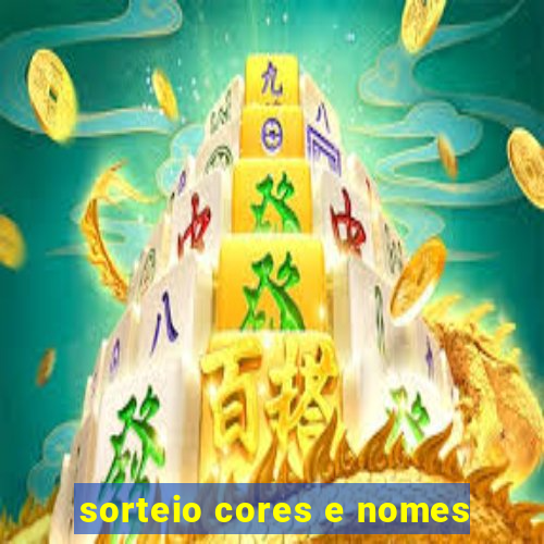 sorteio cores e nomes